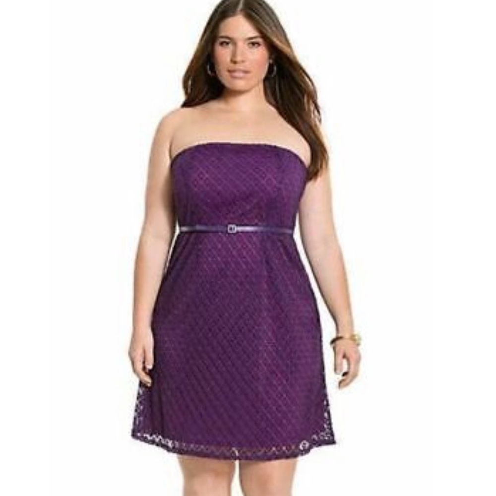 Lane Bryant Strapless Dress Size 16